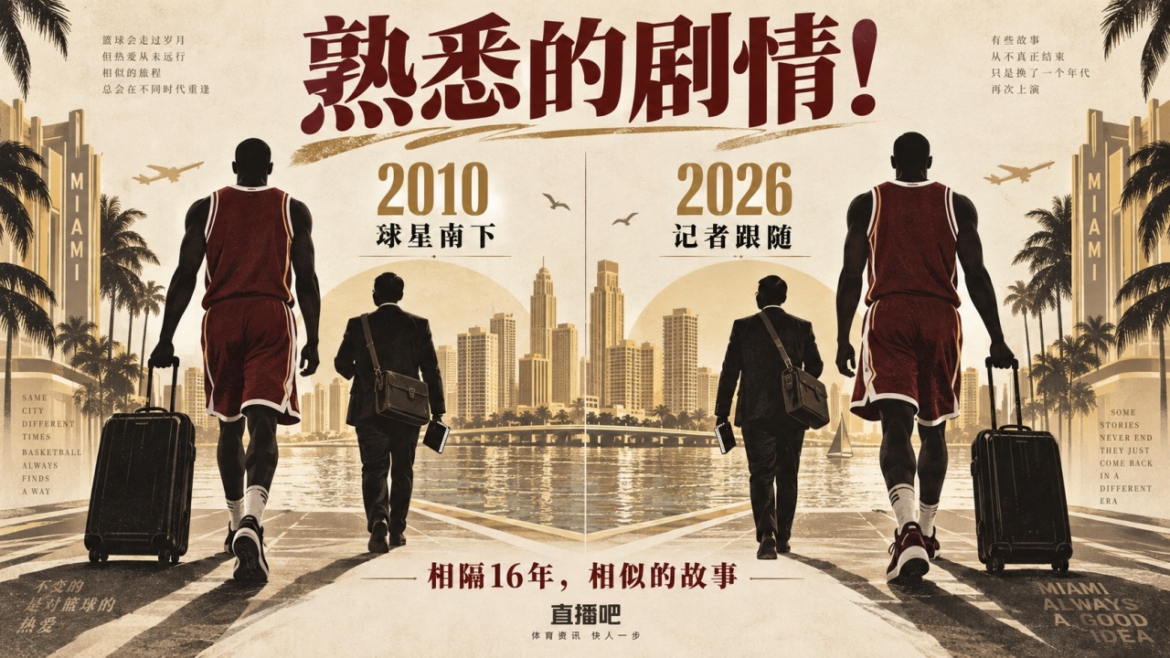 熟悉的剧情!鹿记紧随字母哥南下 文胖当年也跟詹姆斯奔赴迈阿密